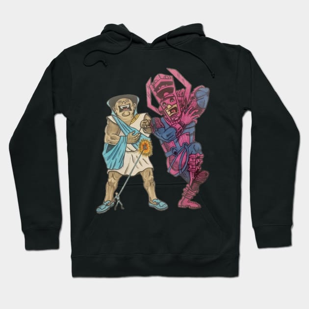 Galactus Pranked Hoodie by Fatmancomics